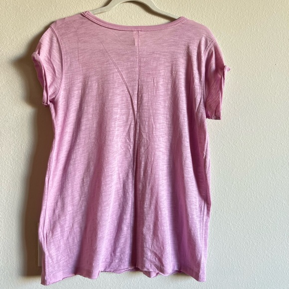 Lilac We The Free Cap Sleeve Shirt Size Large - Picture 2 of 2